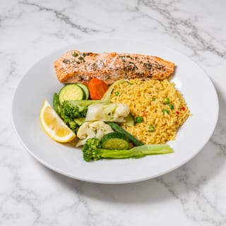 Steamed Salmon